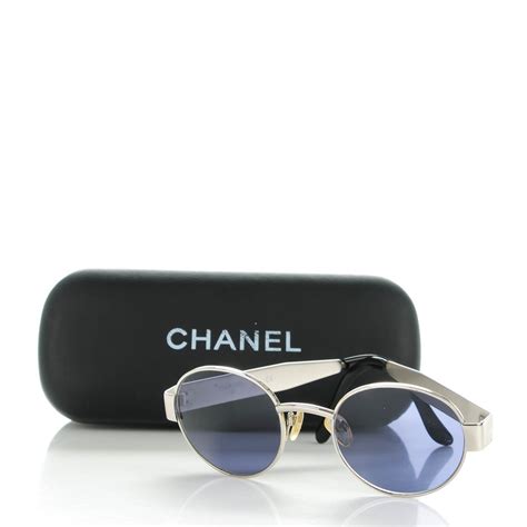 chanel circular sunglasses|Sunglasses: Round Sunglasses, metal — Fashion .